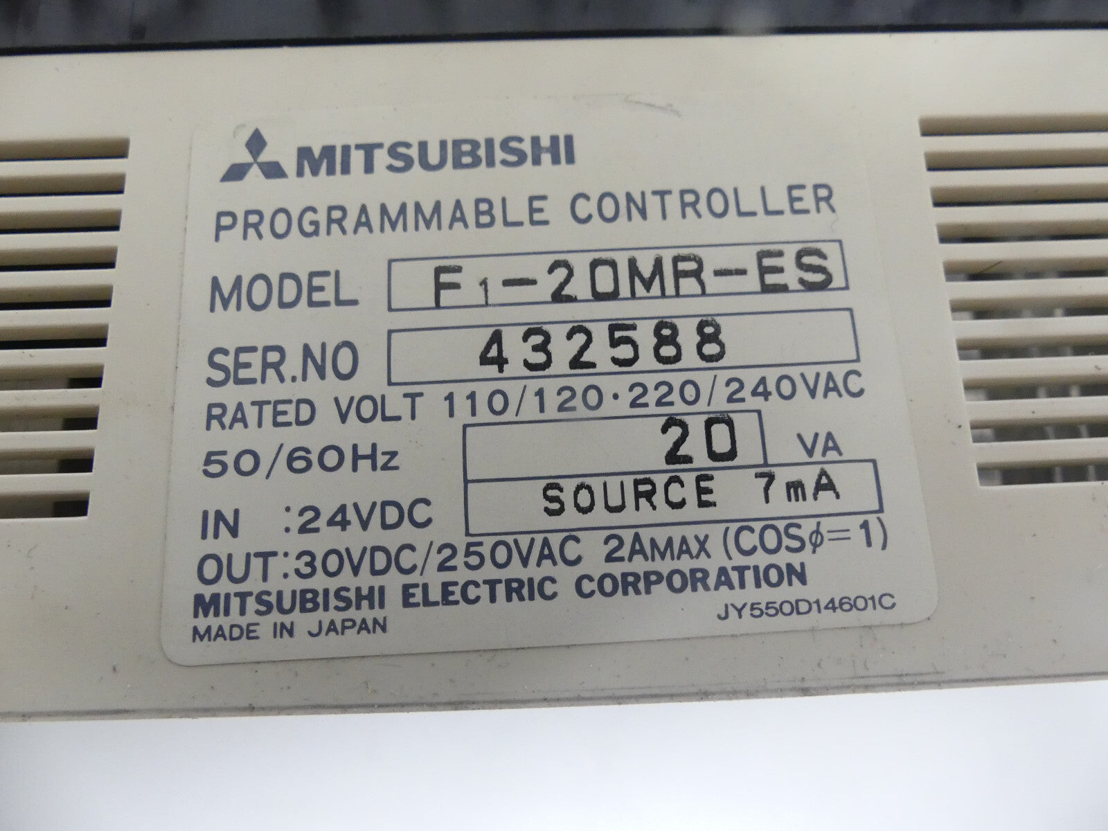 Mitsubishi F1-20MR-ES