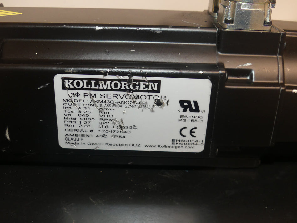 kollmorgen akm43g-anc2s-02 used s.Bilder