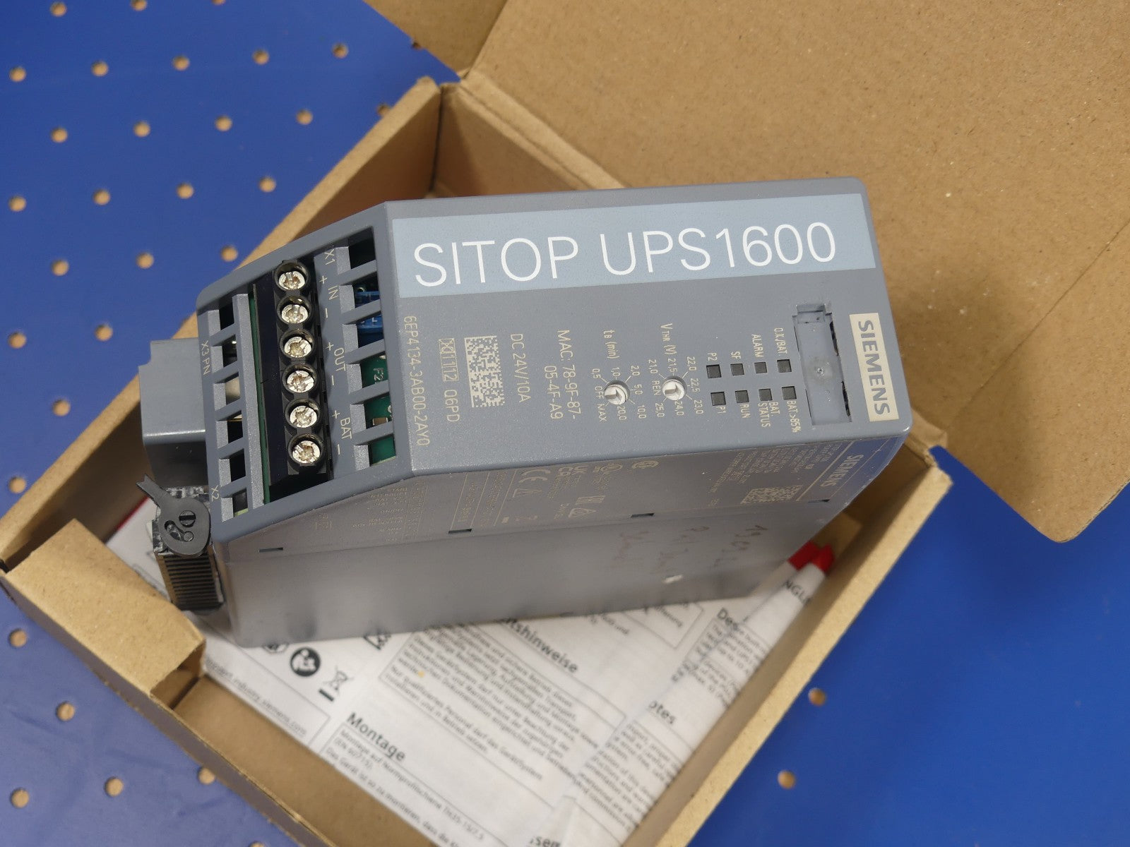 Siemens SITOP UPS1600 6EP4134-3AB00-2AY0