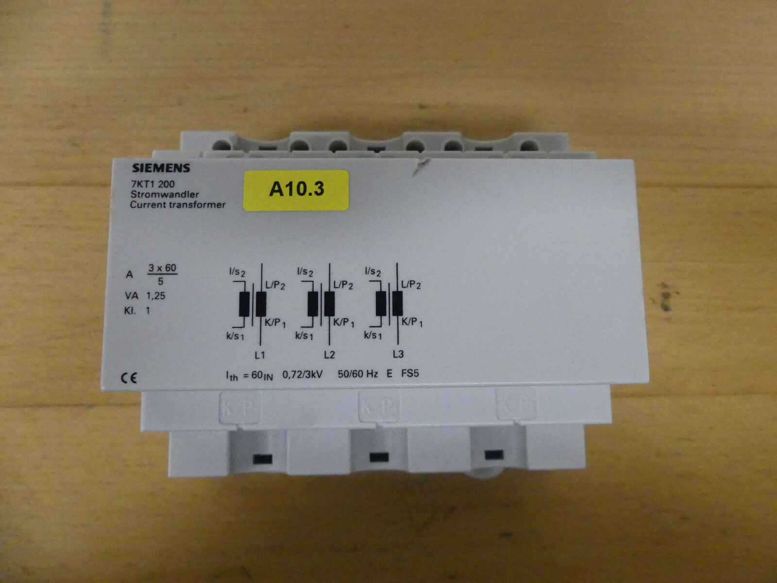 SIEMENS 7KT1 200 STROMWANDLER