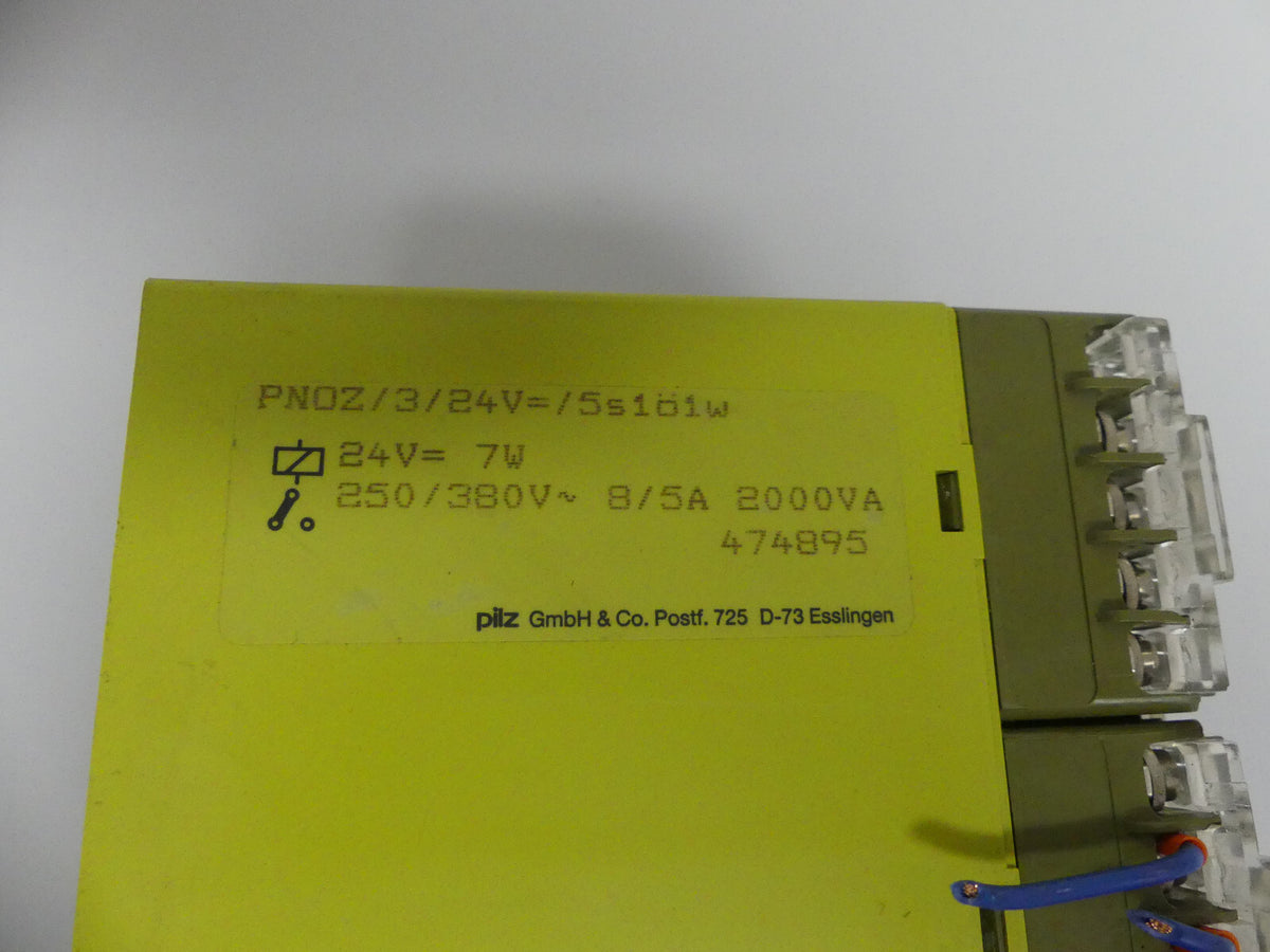 Pilz PNOZ/3/24V=/5s1ö1w  474895