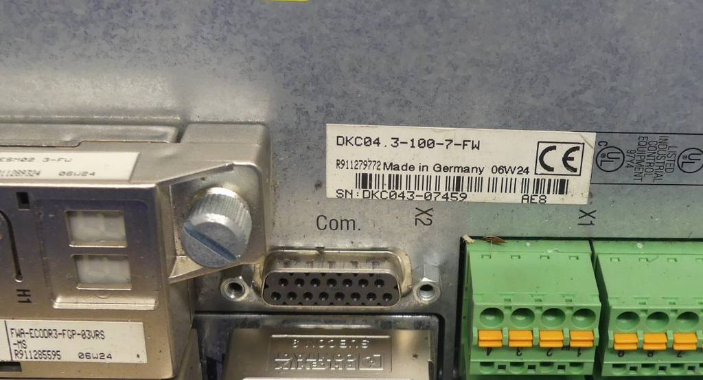 REXROTH DKC04.3-100-7-FW MIT FWA-EC0DR3-FGP-03VRS-MS