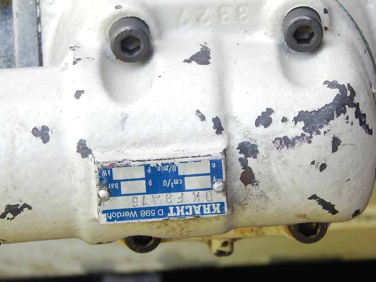 KRACHT DK F 8A 16 Zahnradpumpe Pumpe DKF8A16 5,5KW Used