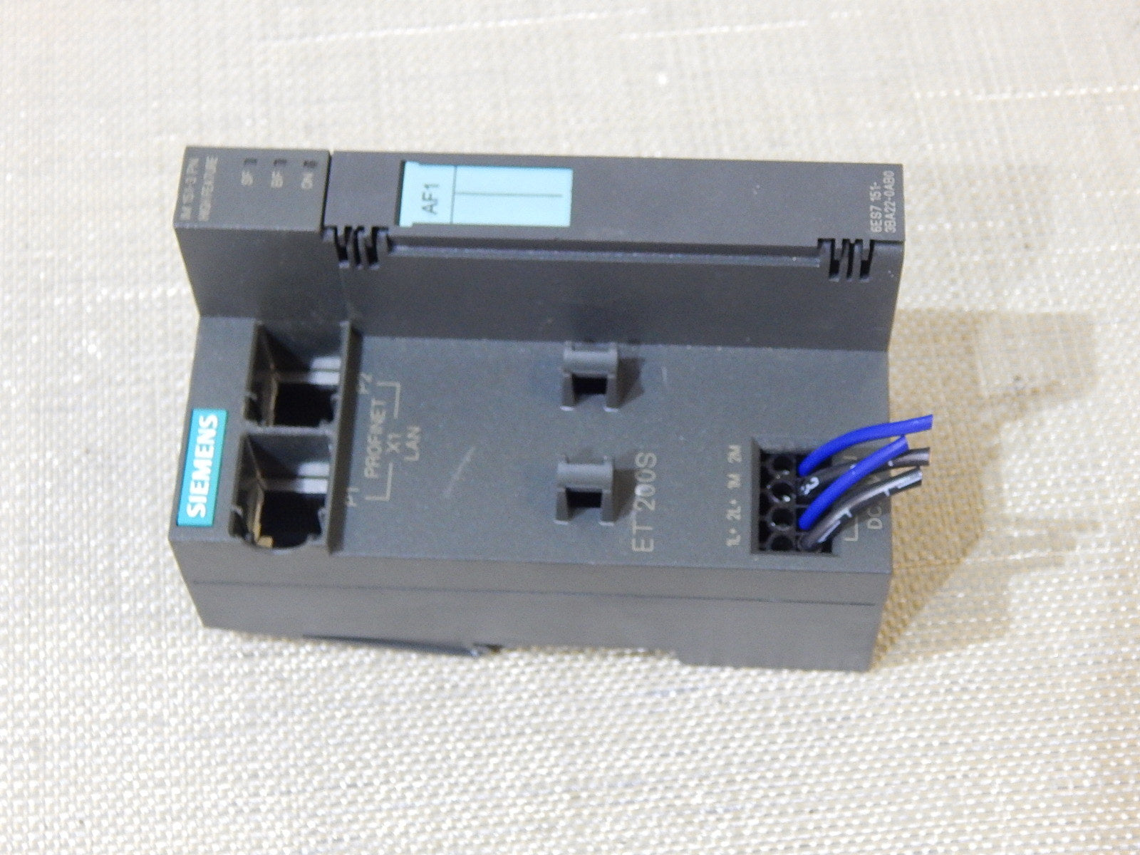 SIEMENS SIMATIC S7  6ES7151-3BA22-0AB0 +Memory Card 64 KB Used