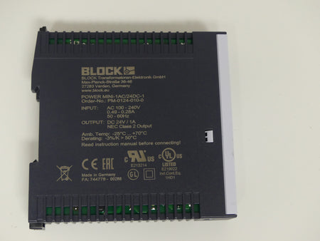 Block PM-0124-010-0 Schaltnetzteil