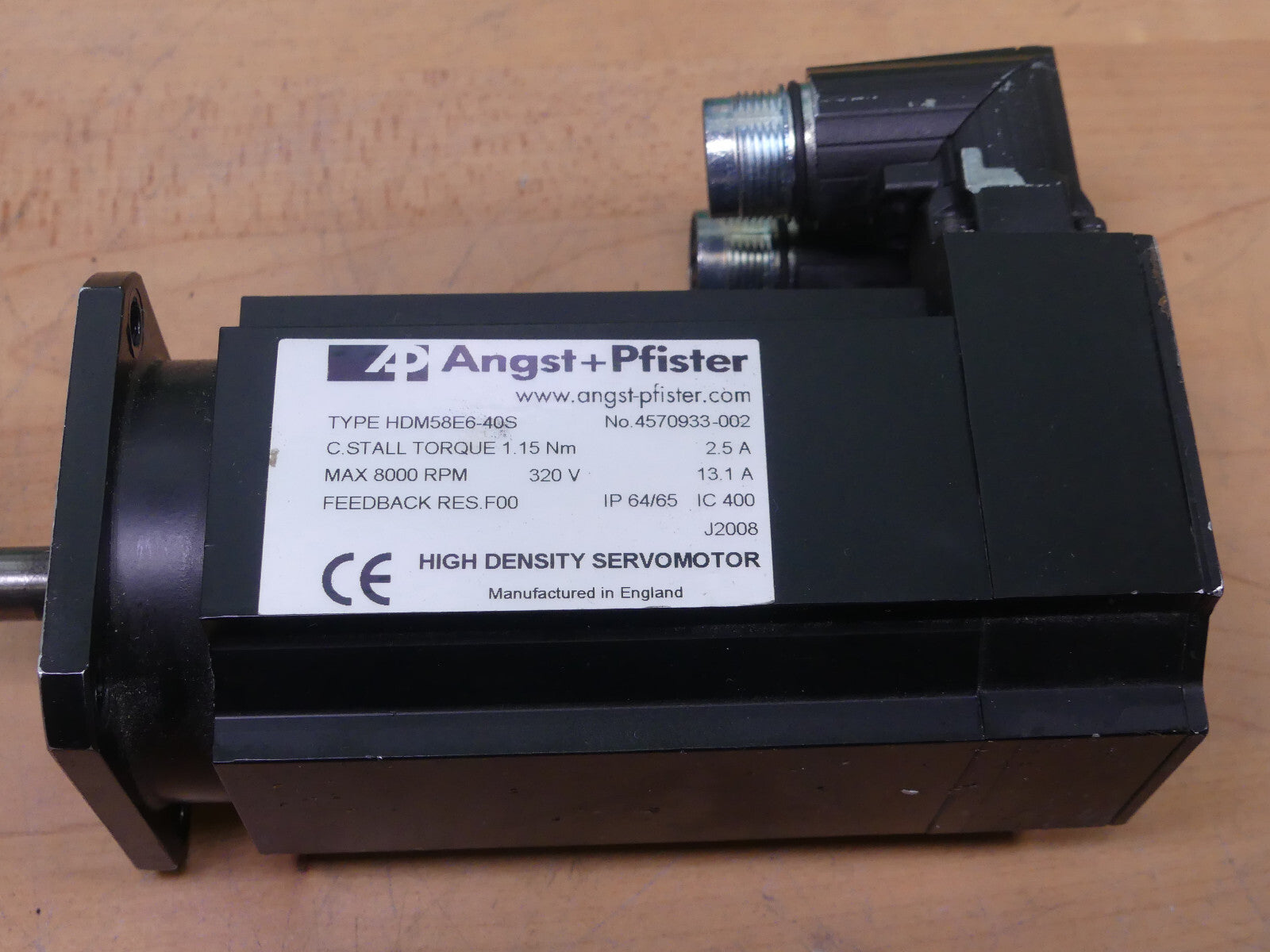 Angst+Pfister HDM58E6-40S high density servomotor