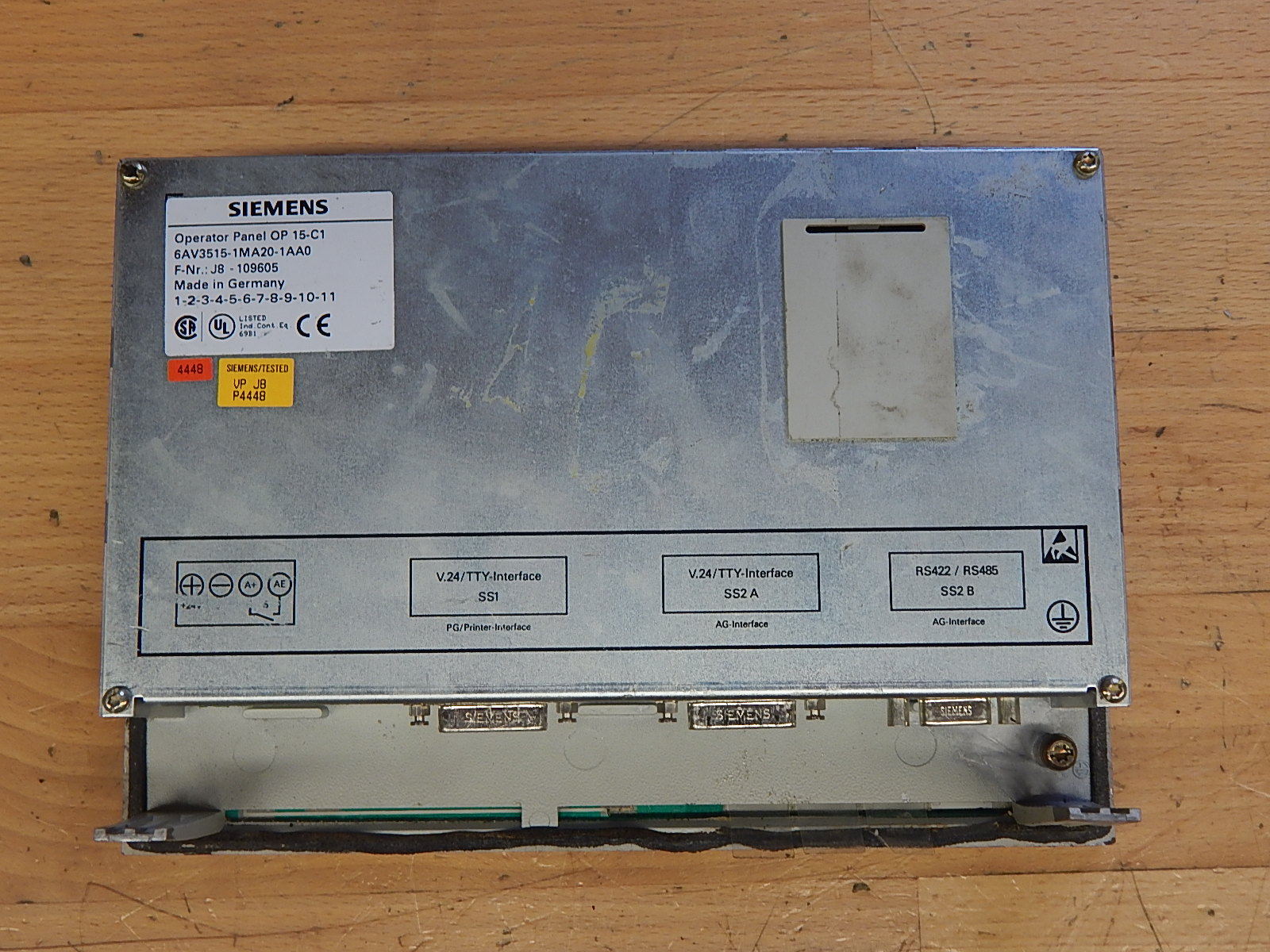 Siemens Operator Panel OP15 6AV3515-1MA20-1AA0  