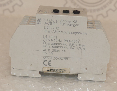 E. Dold u. Söhne Über/Unterspannungsrelais IL9077.12   IL9077