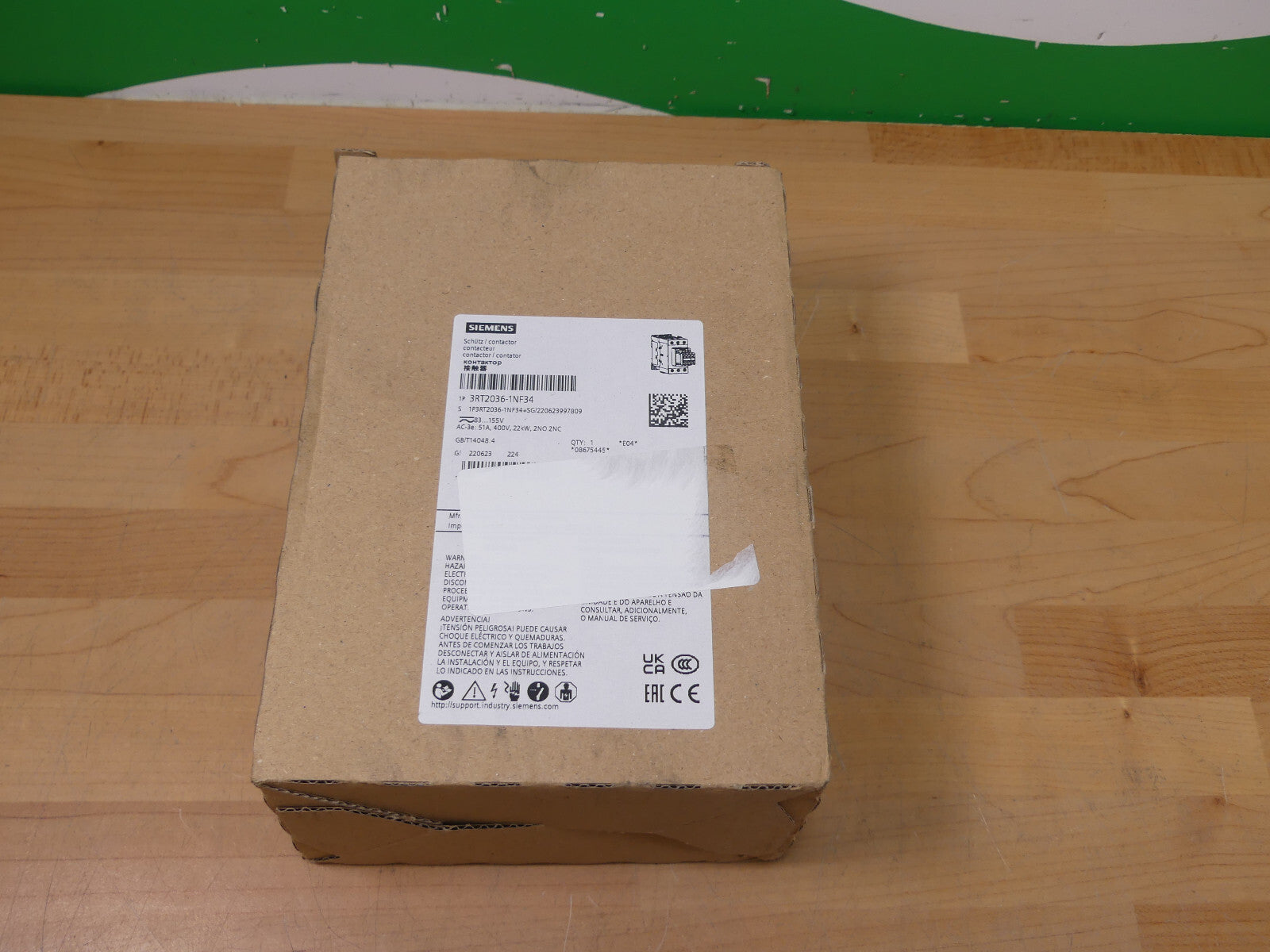 Siemens Dig.Industr. Schütz 3RT2036-1NF34 Schalter