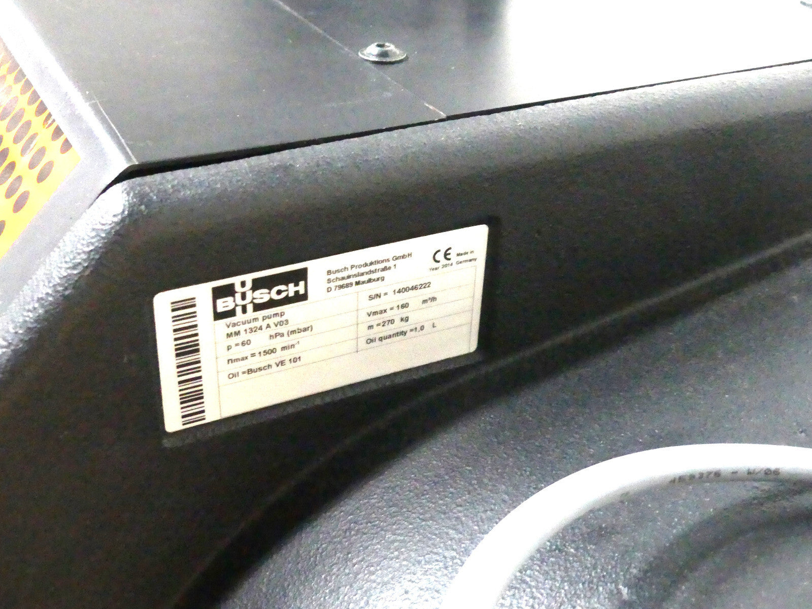 BUSCH Vacuum pump MM 1324 A V03