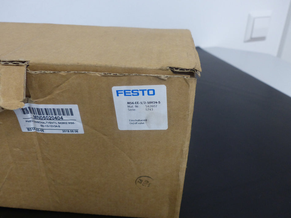 Festo Einschaltventil MS6-EE-1/2-10V24-S   542602  s.Bilder