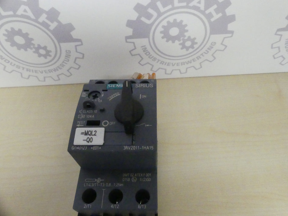 SIEMENS SIRIUS 3RV2011-1HA15