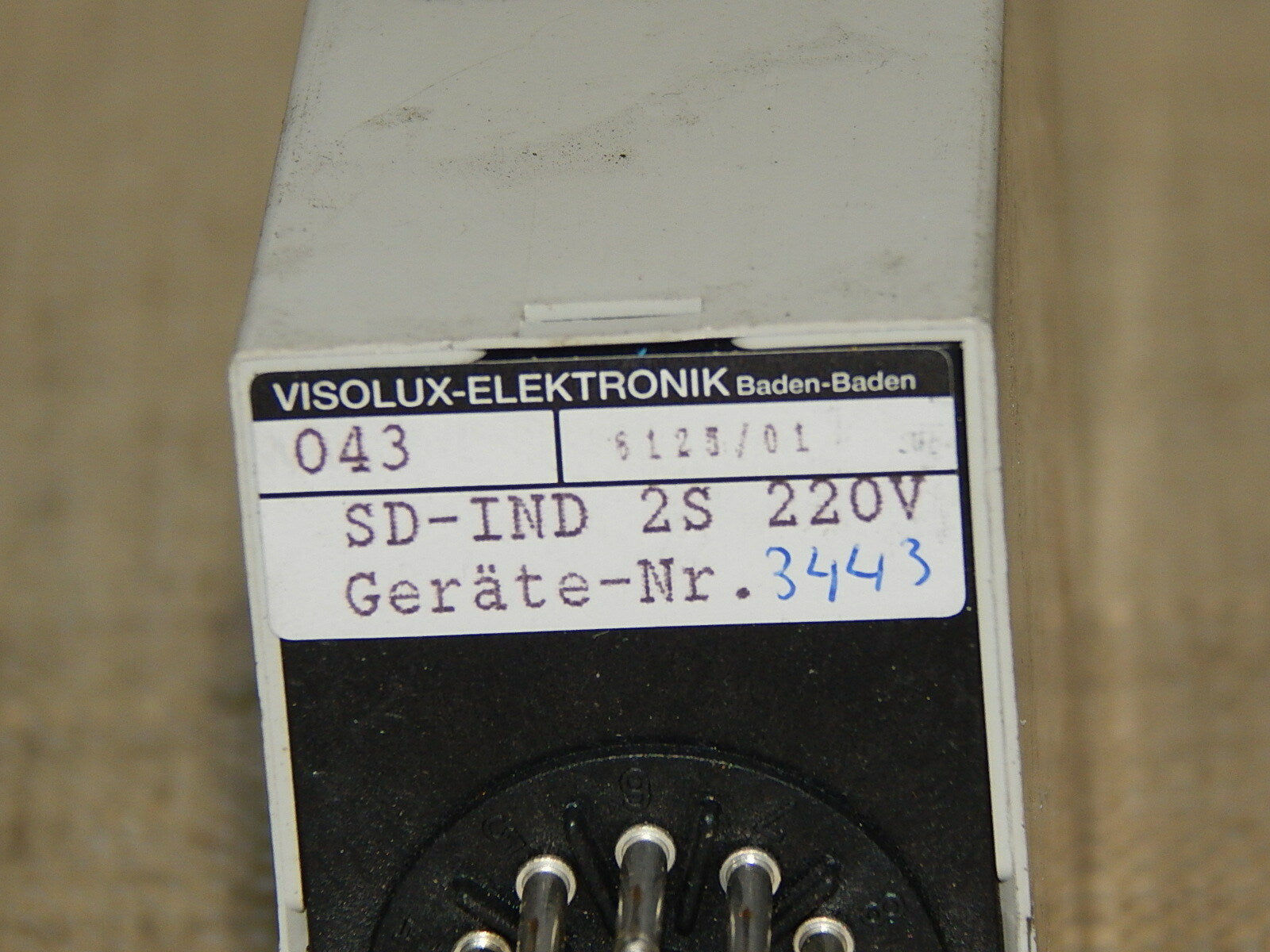 VISOLUX ELEKTRONIK  SD-IND 2S  220V used