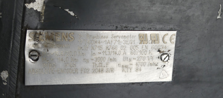 SIEMENS 1FT6084-1AF71-3EG1 Beschädigt s.Bilder
