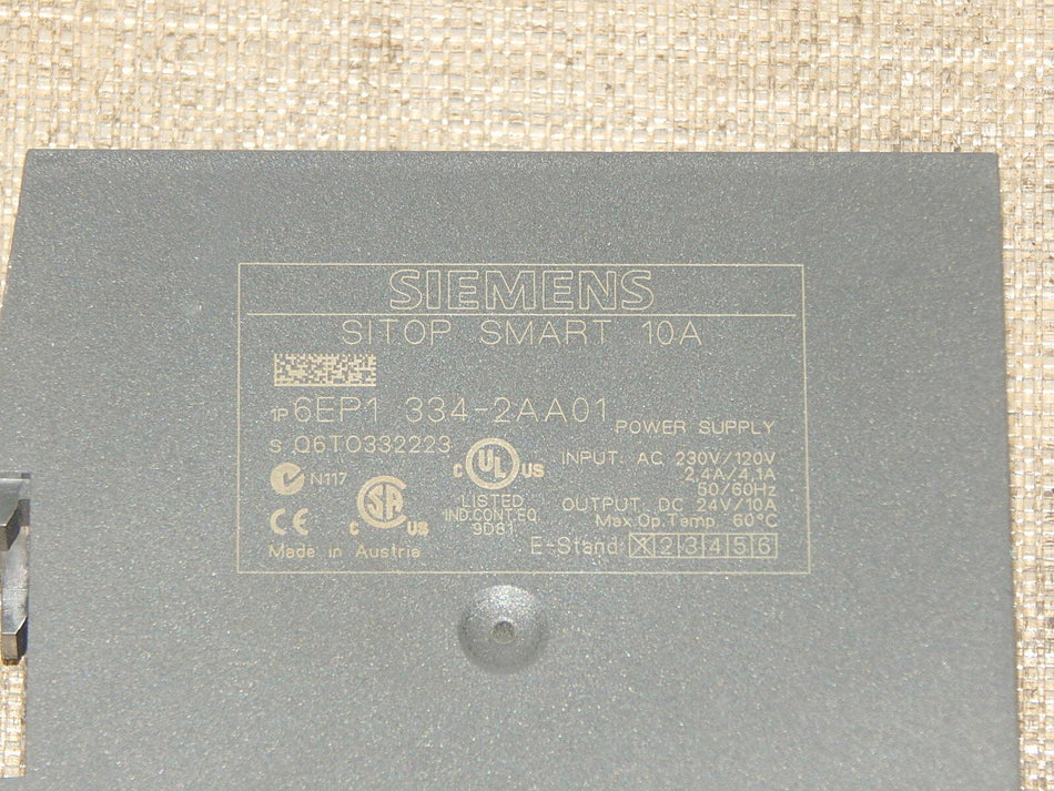 Siemens sitop smart 10A  6EP1 334-2AA01 // 6EP1334-2AA01 / E.1  used