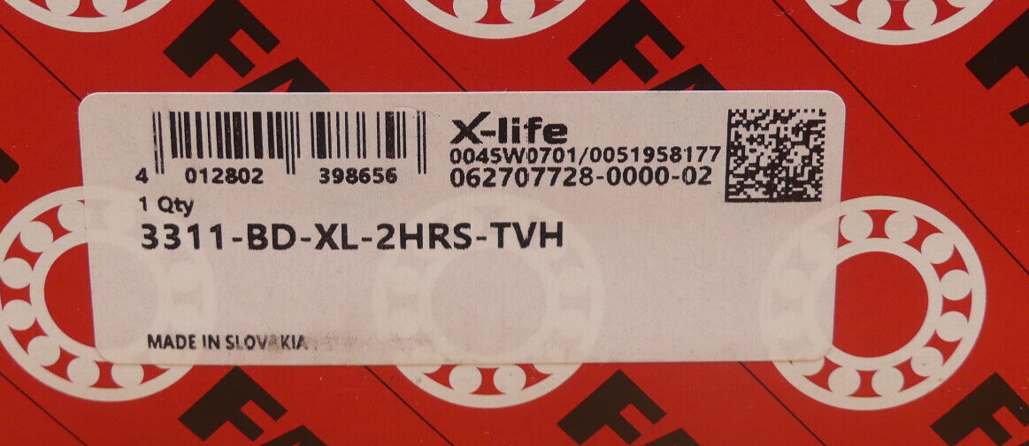FAG Schrägkugellager  3311-BD-XL-2HRS-TVH