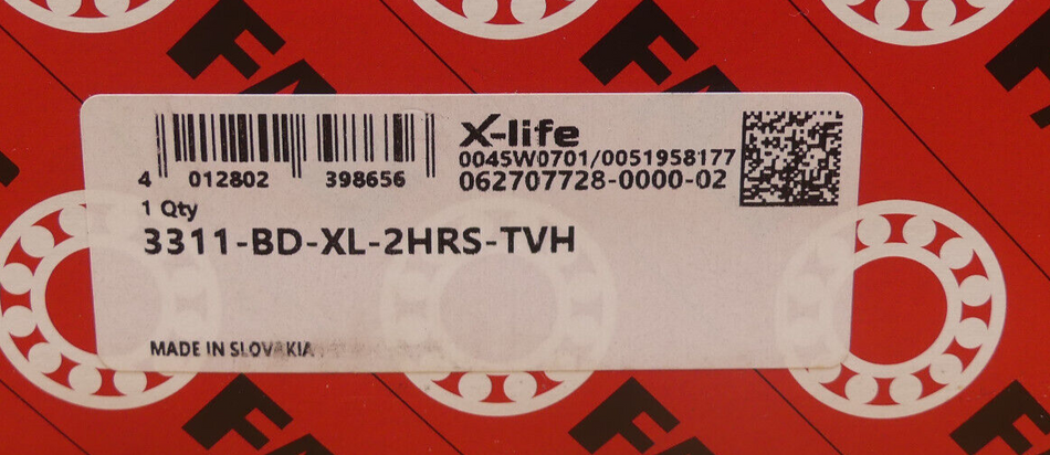 FAG Schrägkugellager  3311-BD-XL-2HRS-TVH
