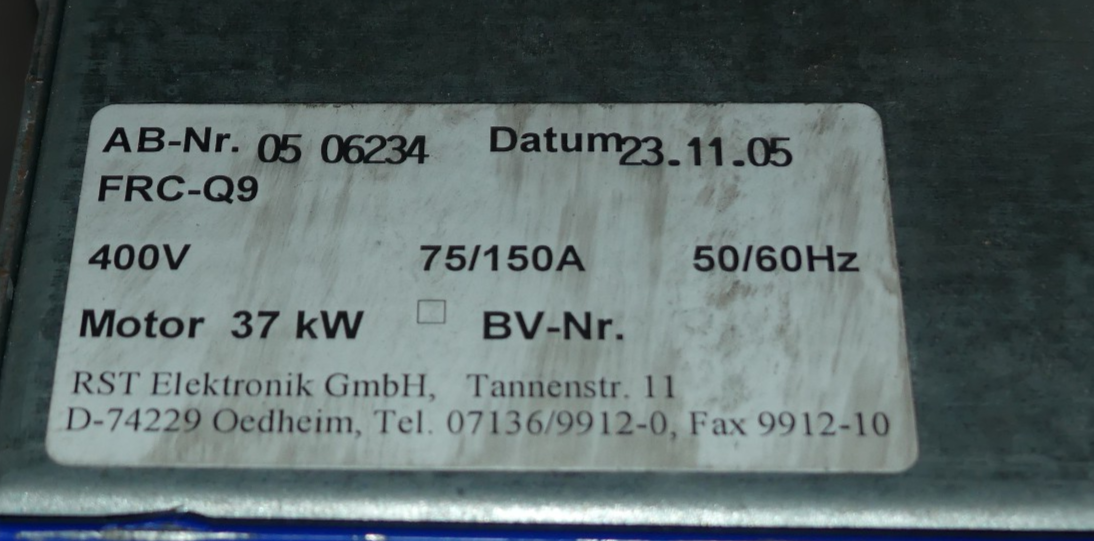 RST ELEKTRONIK FRC-Q9 VVVF