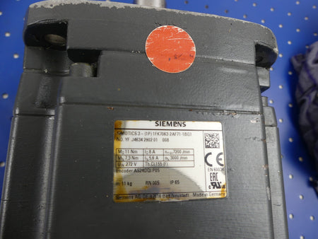 SIEMENS 1FK7063-2AF71-1BG1 1FK70632AF711BG1 ANSCHLUSS BESCHÄDIGT