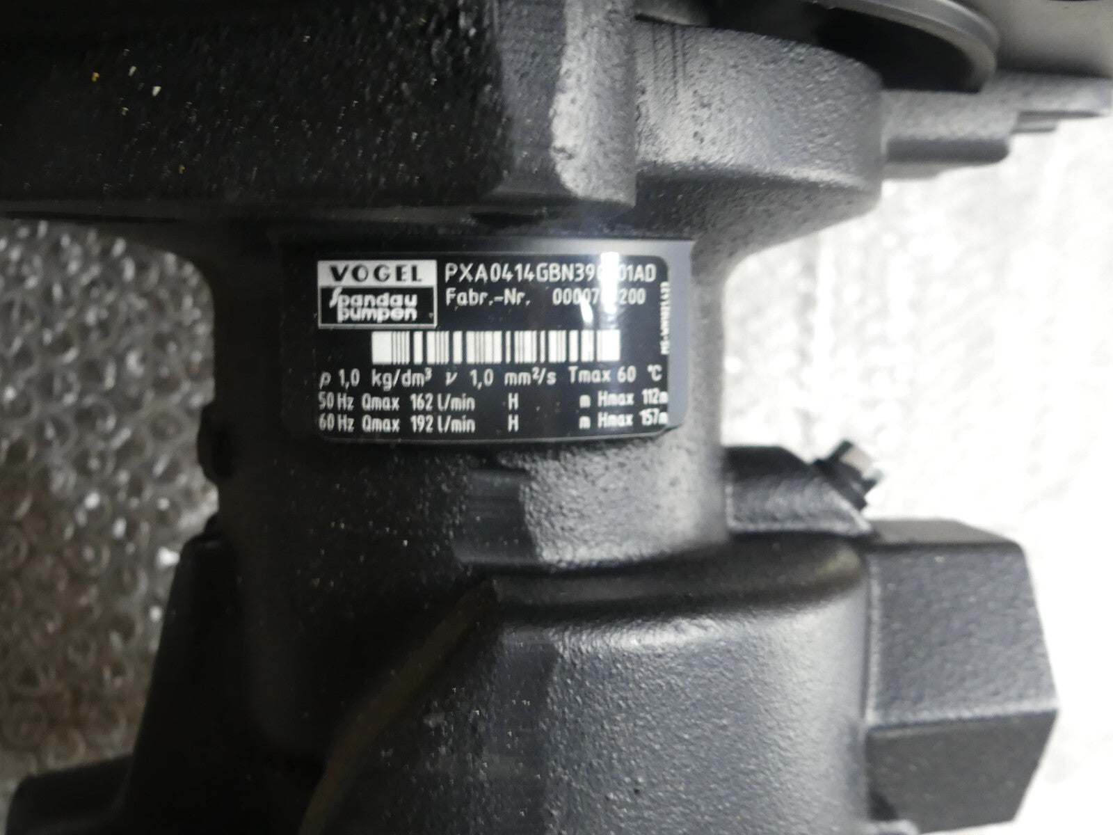 Vogel Spandau Pumpen PXA0414GBN390L01AD  Pumpe