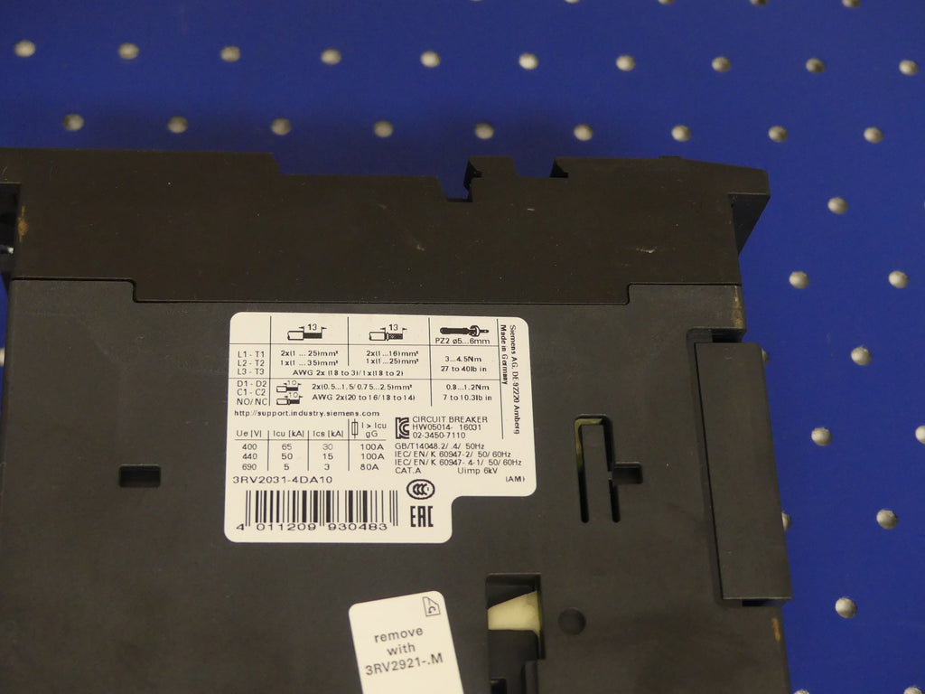 SIEMENS 3RV2031-4DA10