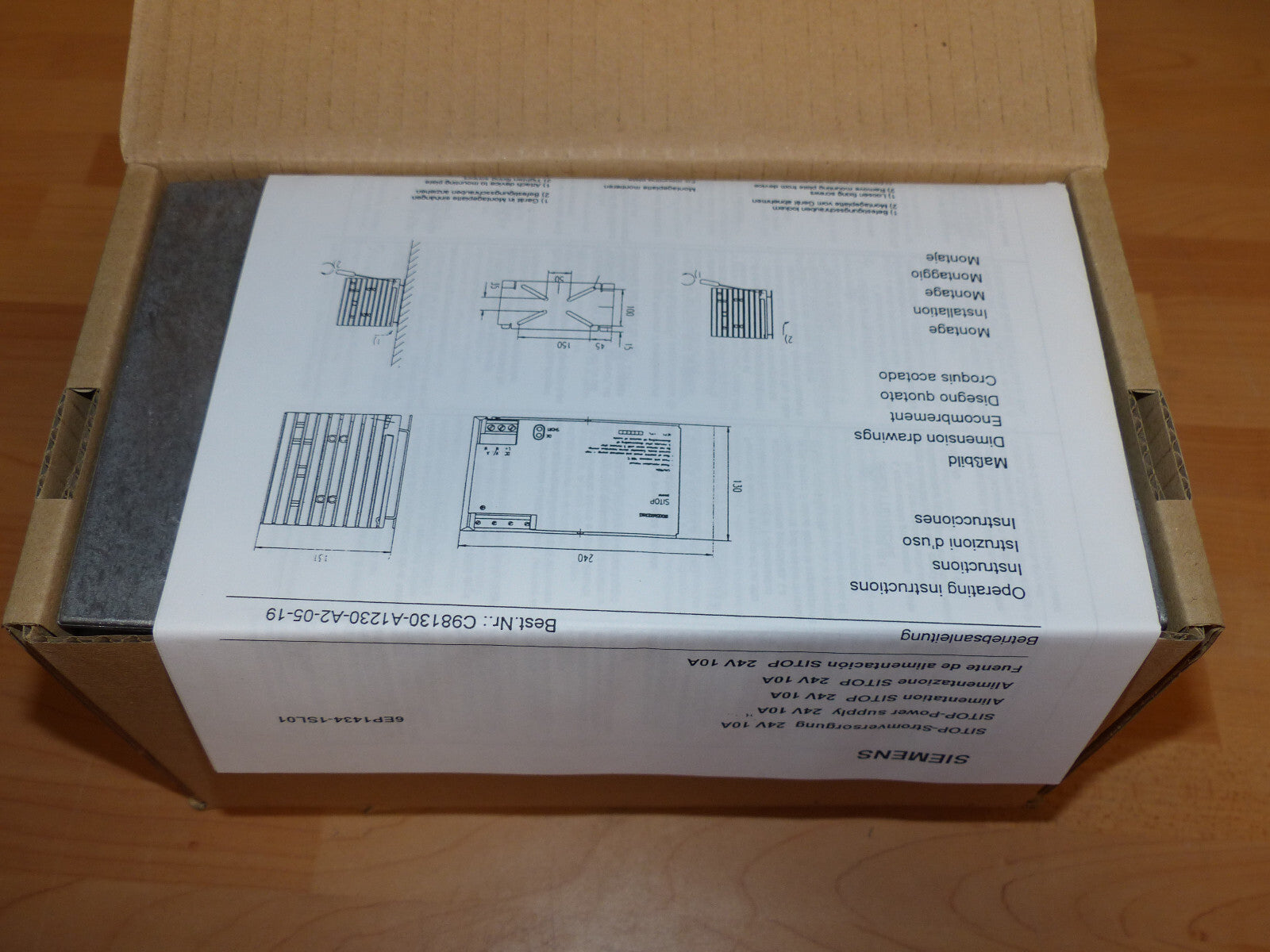 Siemens SITOP power 10 6EP1434-1SL01