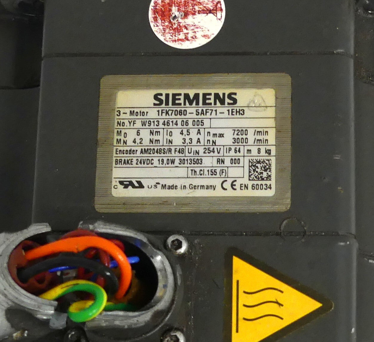 Siemens 1FK7060-5AF71-1EH3 ( leicht beschädigt )