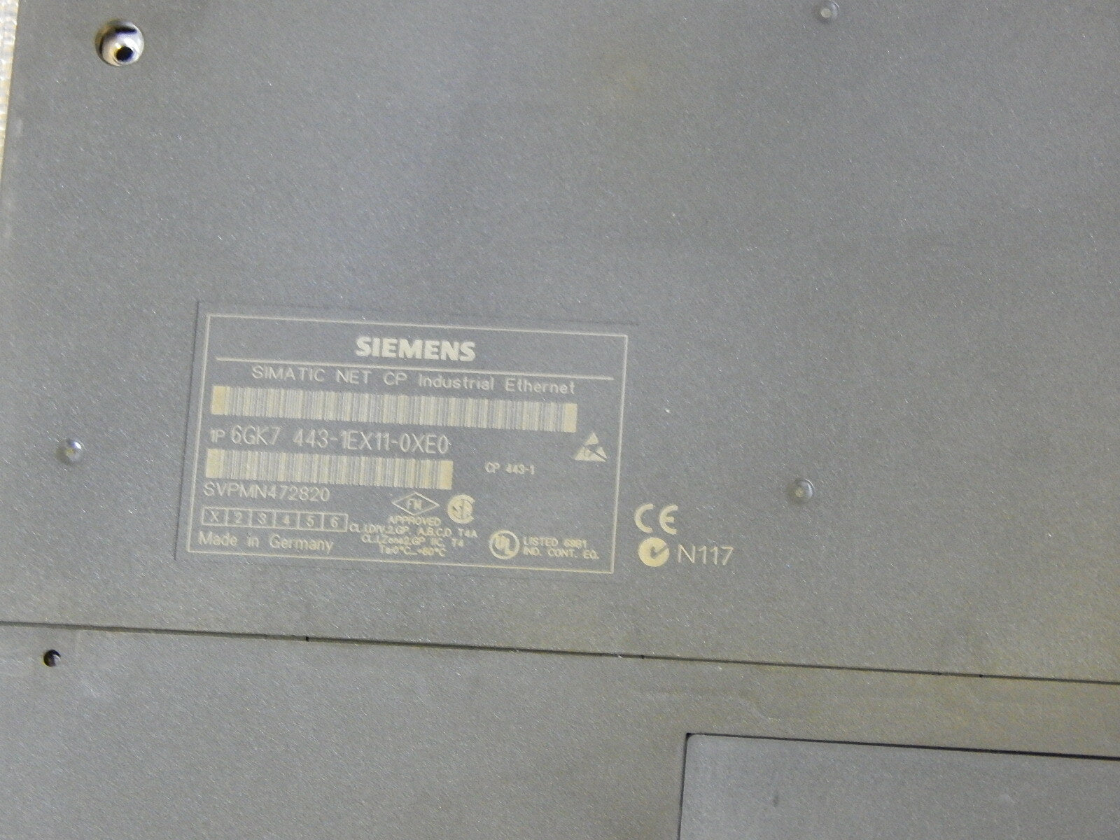 Siemens Simatic NET CP  6GK7 443-1EX11-0XE0 // GK443-1EX11-0XE0 
