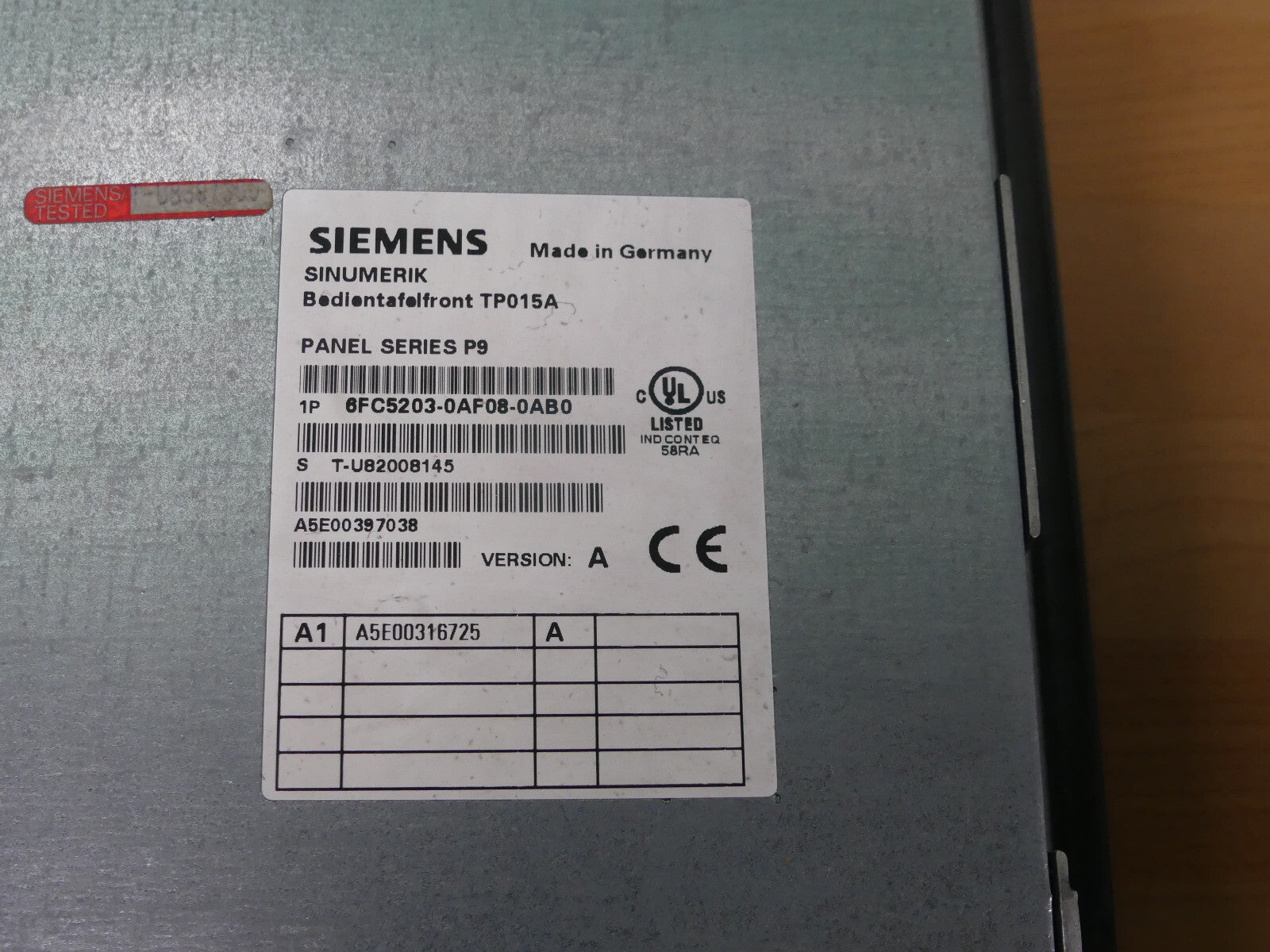 Siemens 6FC5203-0AF08-0AB0