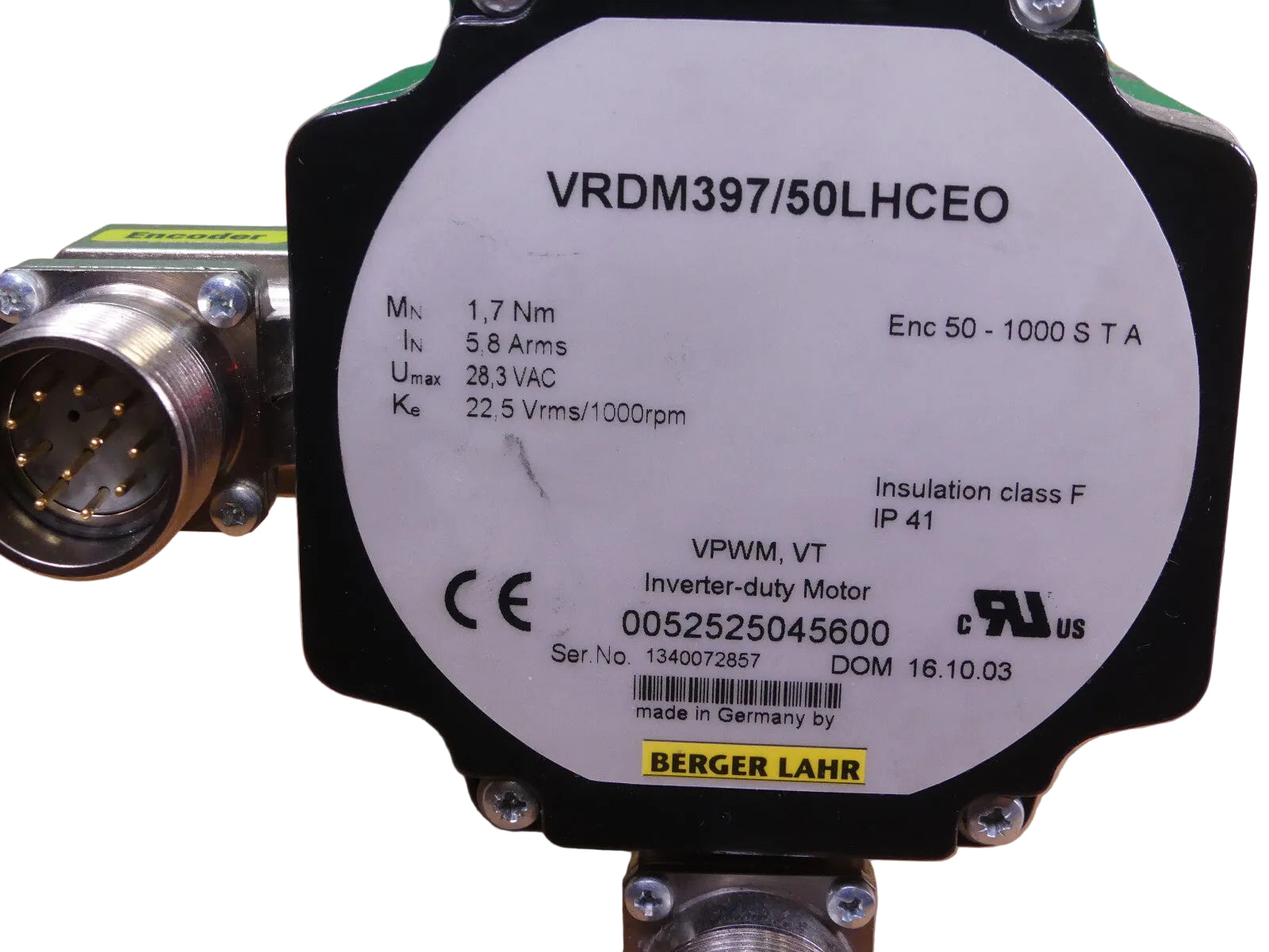 Berger Lahr VRDM397/50LHCEO Motor s.Bilder