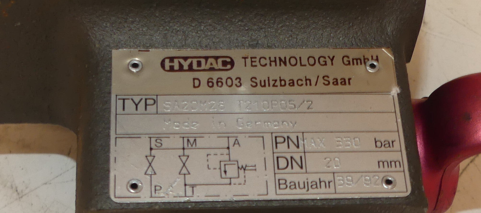 HYDAC SA20M26 T210P05/2