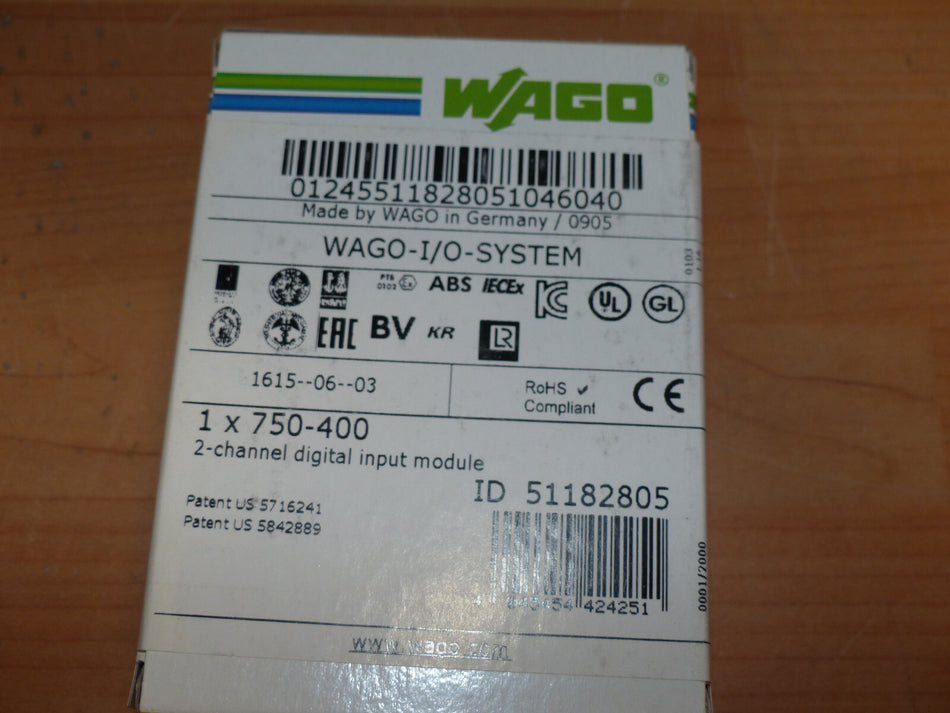 WAGO 750-400 Digitaleingangsmodul s.Bilder