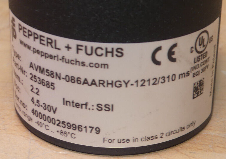 Pepperl+Fuchs 253685 Drehgeber AVM58N-086AARHGY-1212/310MS