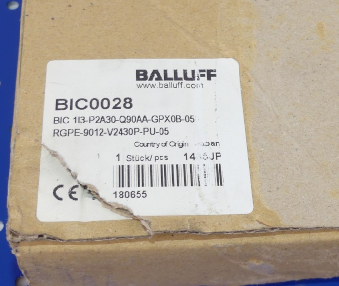 BALLUFF BIC0028 BIC 113-P2A30-Q90AA-GPX0B-050