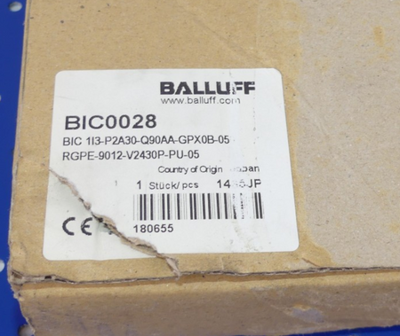 BALLUFF BIC0028 BIC 113-P2A30-Q90AA-GPX0B-050