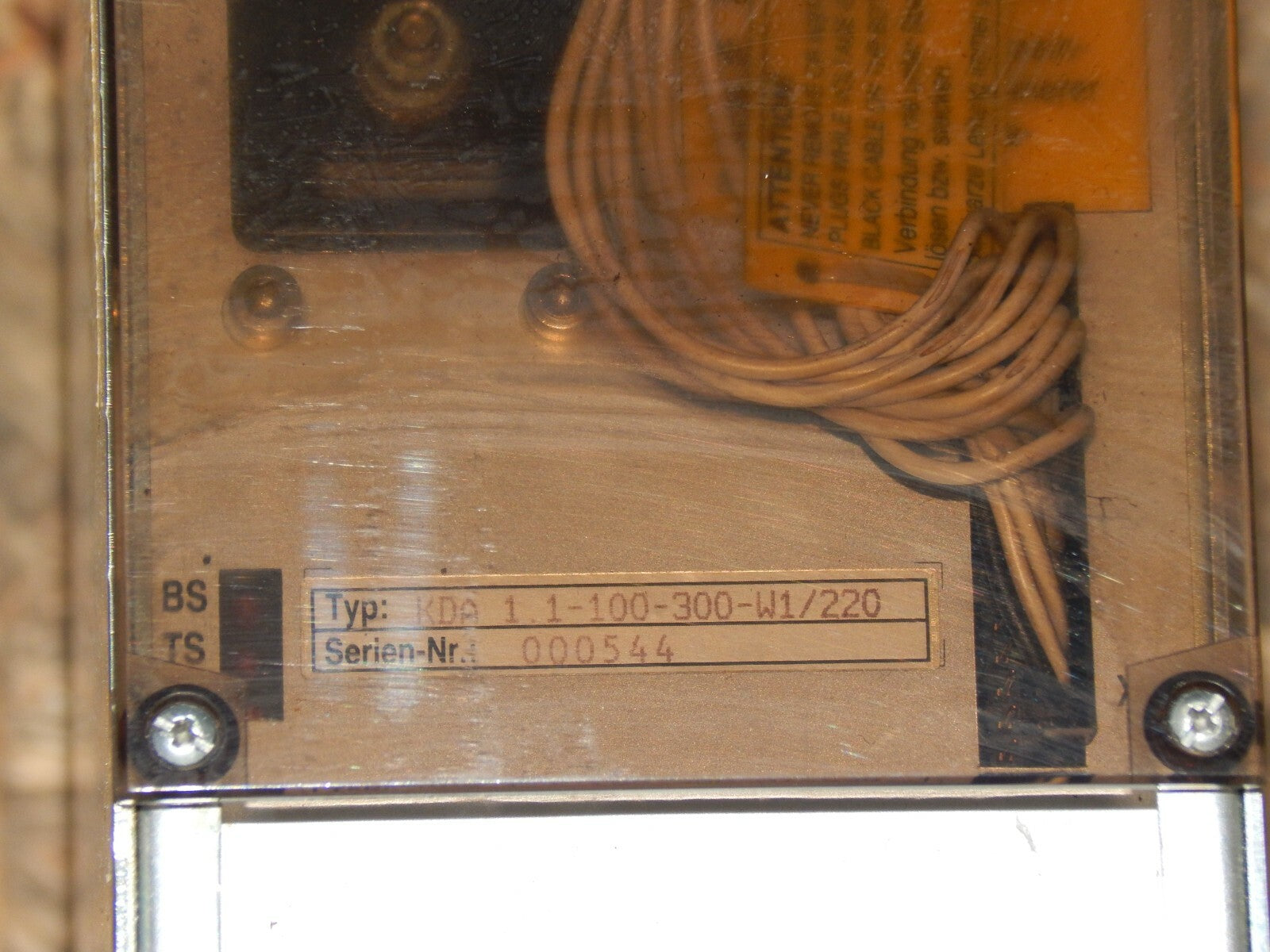 Indramat AC-Mainspindele Drive KDA 1.1-100-300-W1-220  / 000544 used