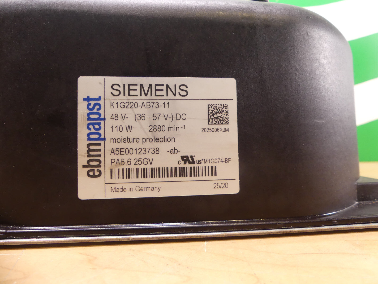 SIEMENS Lüftergruppe Ebmpapst K1G220-AB73-11