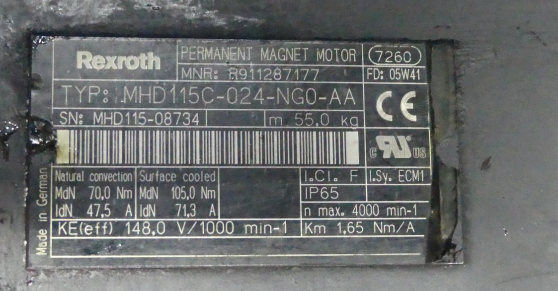 REXROTH MHD115C-024-NG0-AA