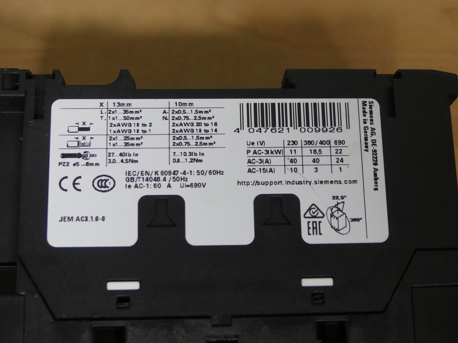 Siemens  3RT2035-1KB44