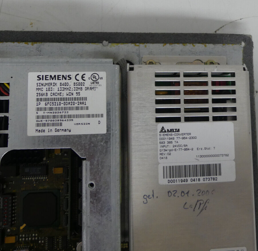 Siemens  - 6FC5203-0AB10-0AA1 +6FC5210-0DA20-2AA1