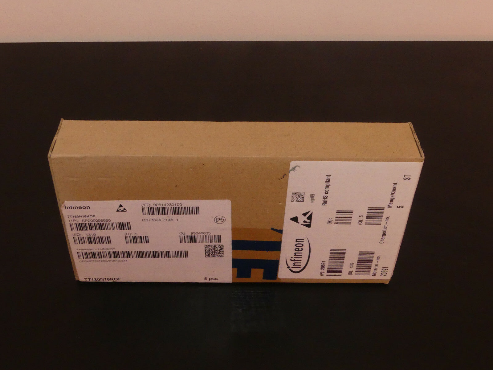 5x Infineon TT180N16KOF