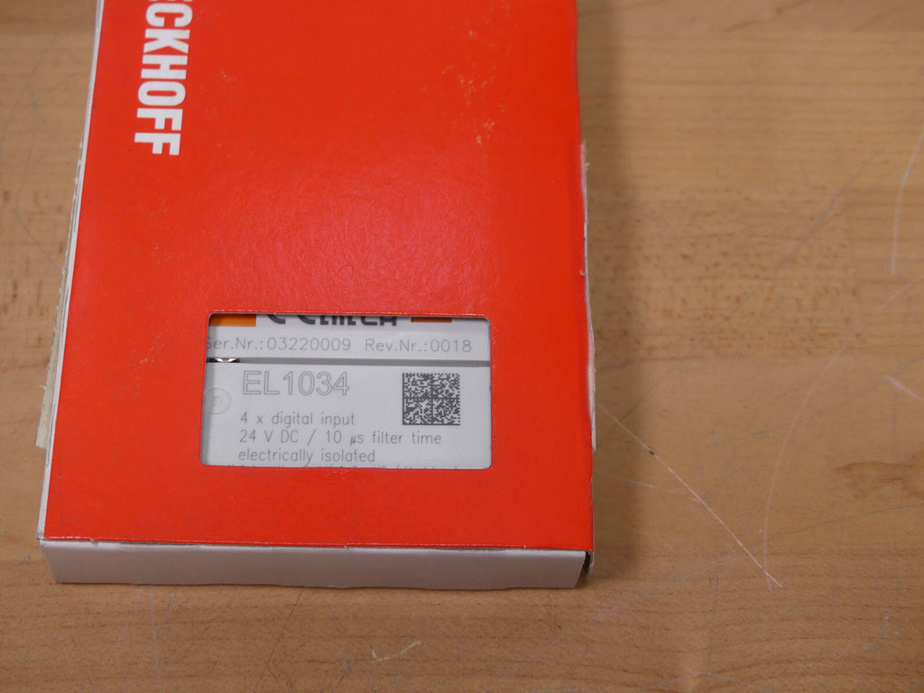 Beckhoff EL1034 EL 1034 EtherCAT-Klemme 4-Kanal-Digital-Eingang