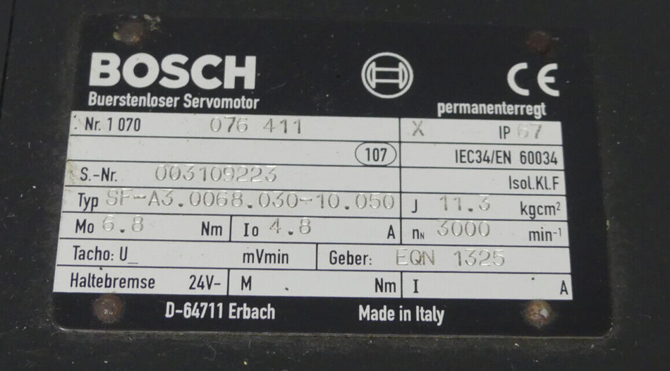 Bosch Servomotor SF-A3.0068.030-10.050