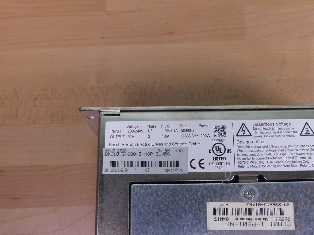 Rexroth Indramat Ecodrive DKC10.3-008-3-MGP-01VRS+ ECOM01.1-PB01-NN  beschädigt