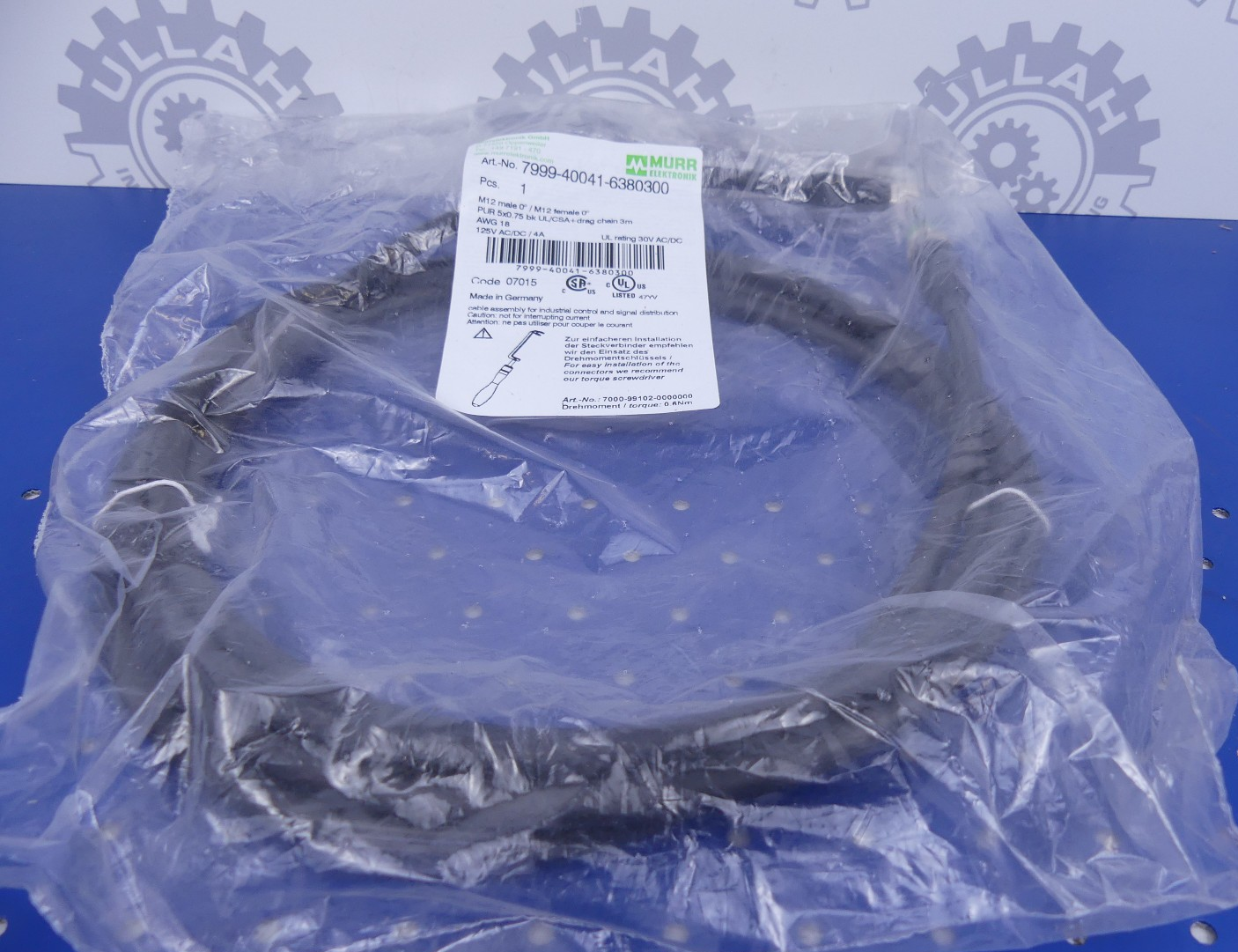 Murr Elektronik 7999-40041-6380300 Kabel 3m/M12