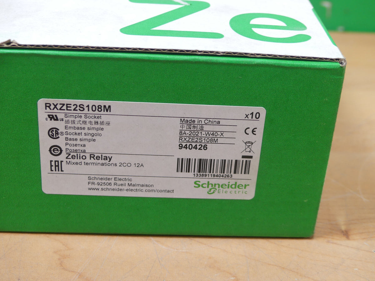 Schneider Relaisockel RXZE2S108M