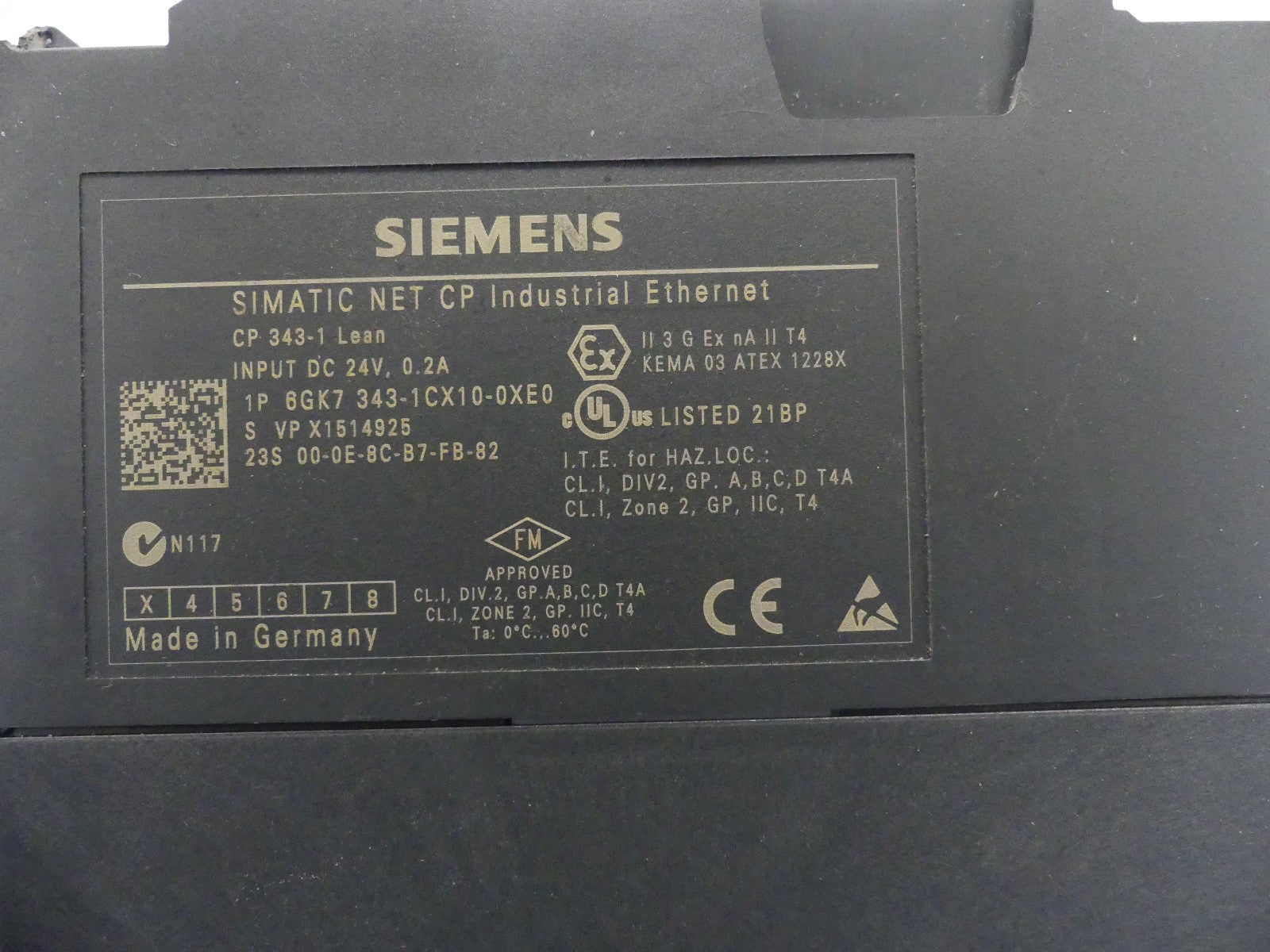 Siemens 6GK7 343-1CX10-0XE0