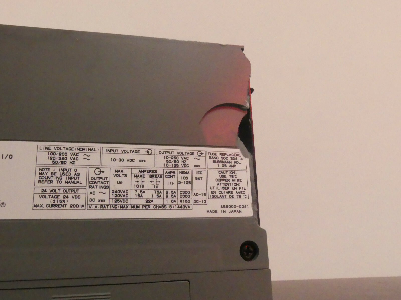 Allen Bradley 1747-L30C (Leicht beschädigt - S. Bilder)