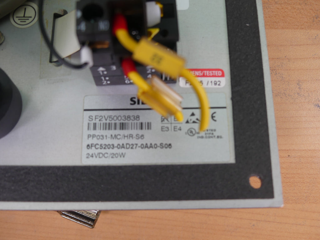 Siemens 6FC5203-0AD27-0AA0-S06   Steuertafel s.Bilder