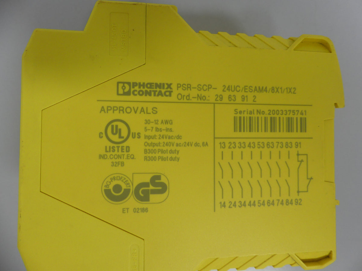 Phoenix Contact PSR-SCP- 24UC/ESAM4/8X1/1X2 Ord.No. 2963912